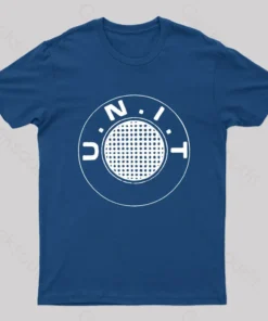 Alternative view of Mysterious Phone Booth Unit Faded Geek T-Shirt