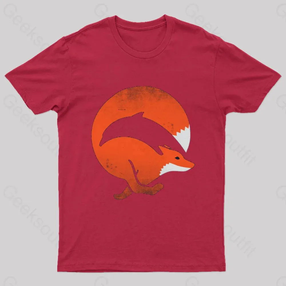 Dolphox Geek T-Shirt - Image 5