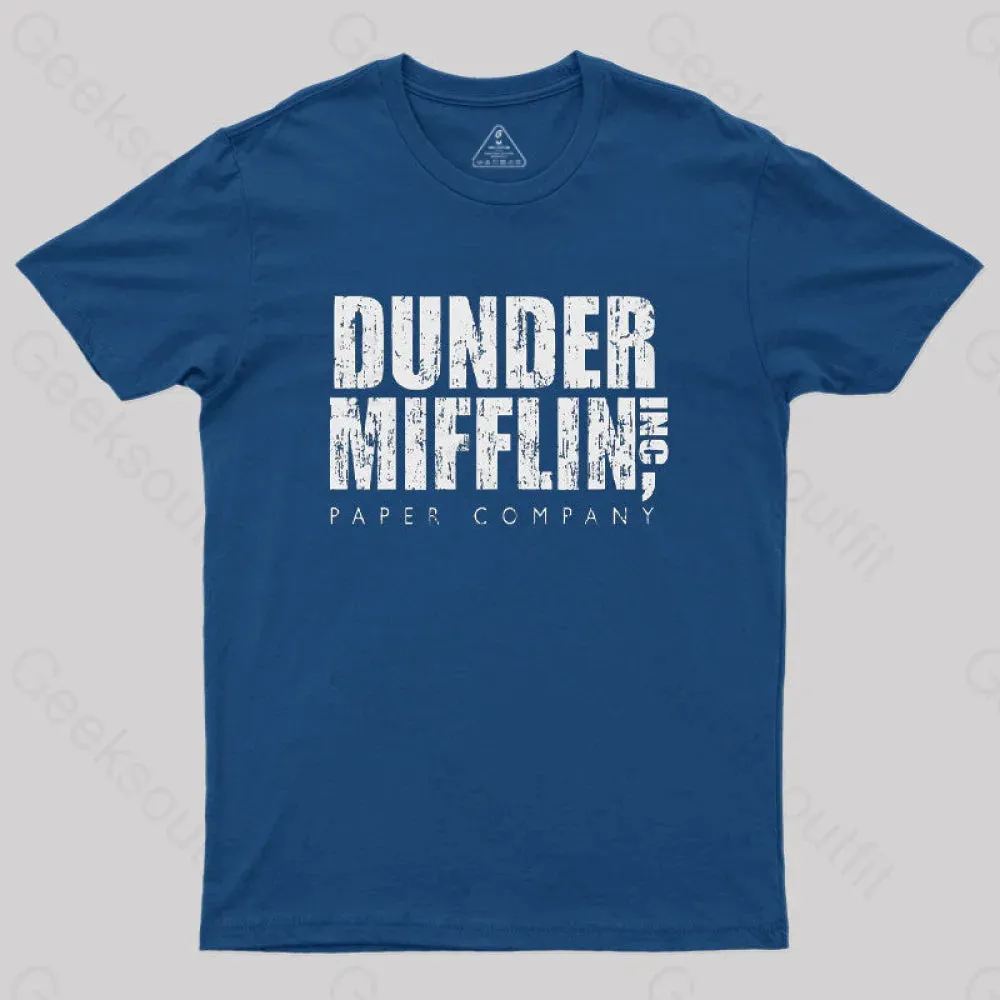 Dunder Mifflin Paper Company Nerd T-Shirt - Image 2