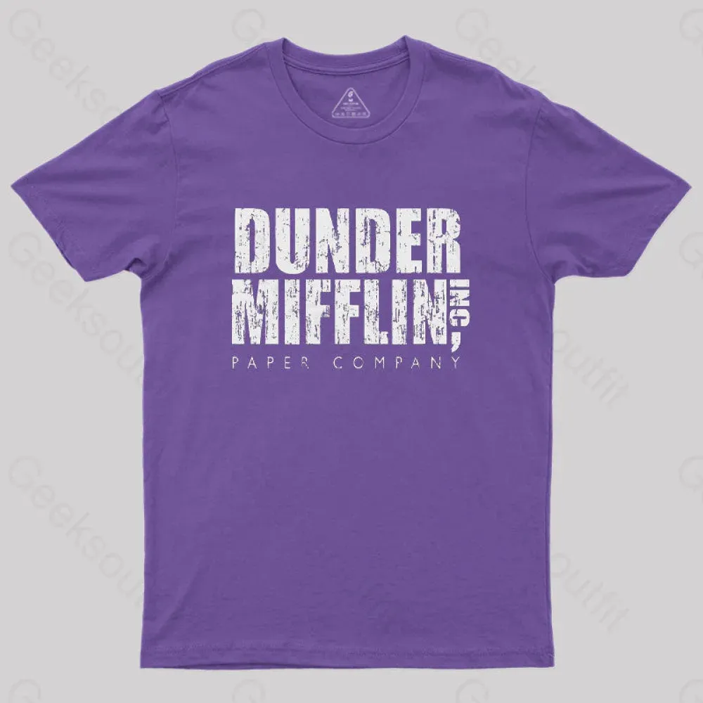 Dunder Mifflin Paper Company Nerd T-Shirt - Image 5