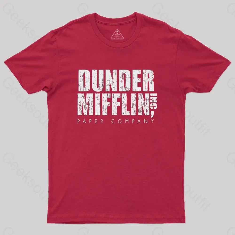 Dunder Mifflin Paper Company Nerd T-Shirt - Image 8