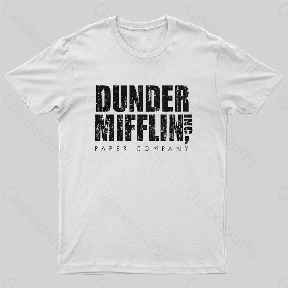 Dunder Mifflin Paper Company Nerd T-Shirt - Image 11