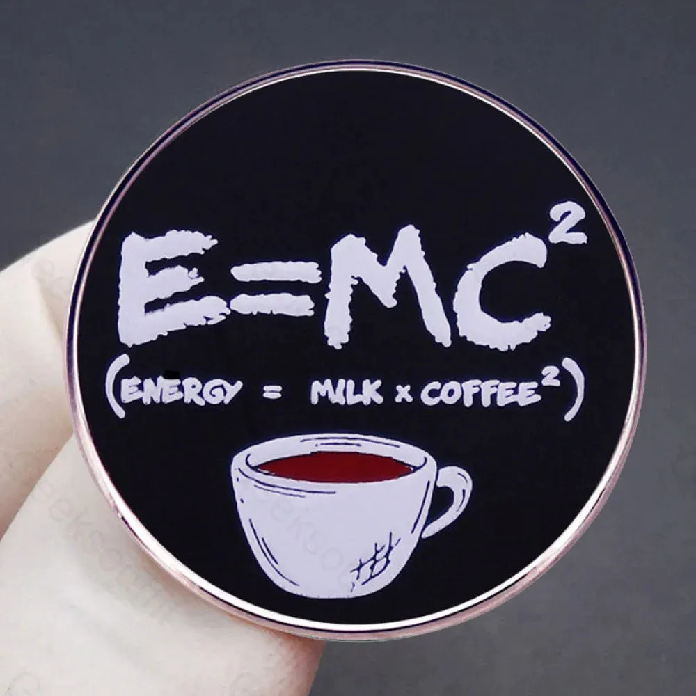 E=MC2 Law of Conservation of Energy Pins