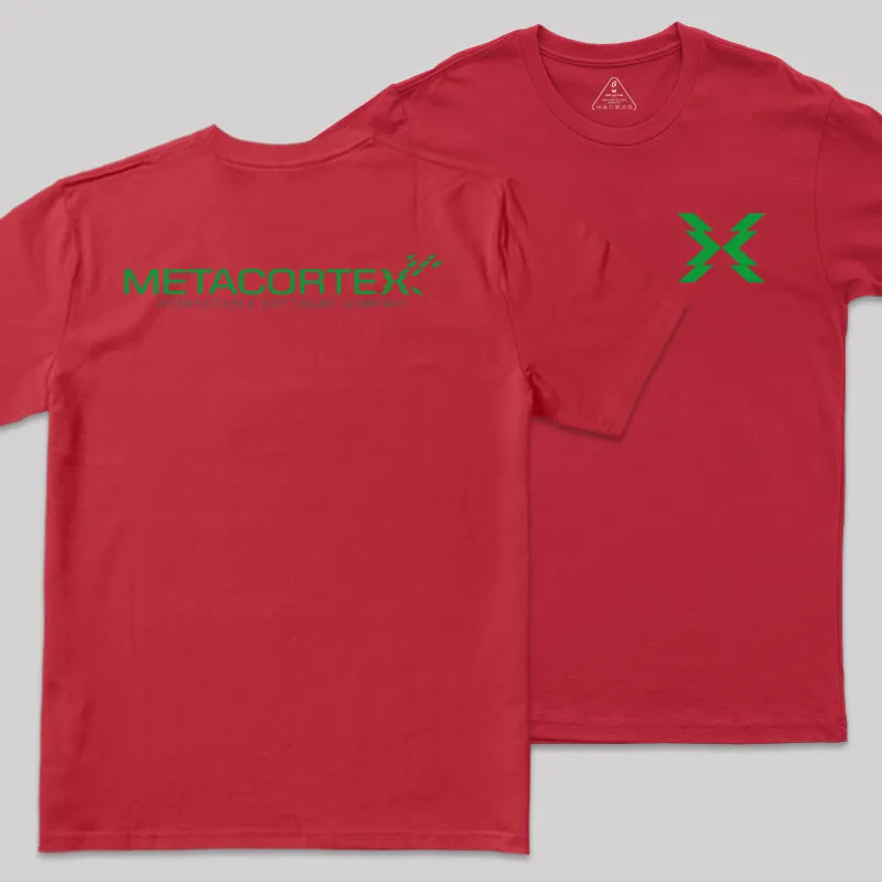 Metacortex Future Front and Back Printed Geek T-Shirt - Image 5