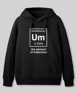 Alternative view of Element Of Indecision Geek  Hoodie