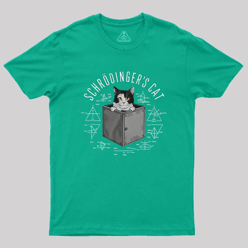 Schrodinger Cat Formulas Geek T-Shirt - Image 9