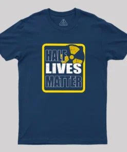 Alternative view of Half Lives Matter Geek T-Shirt