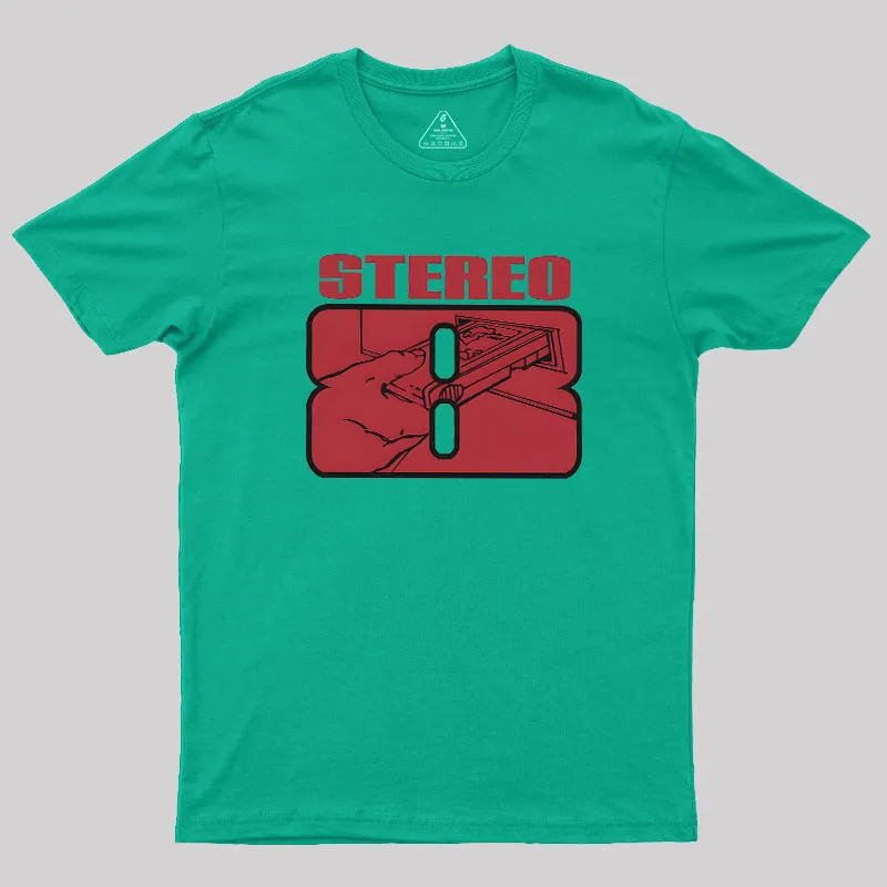 Stereo 8 Geek T-Shirt - Image 8