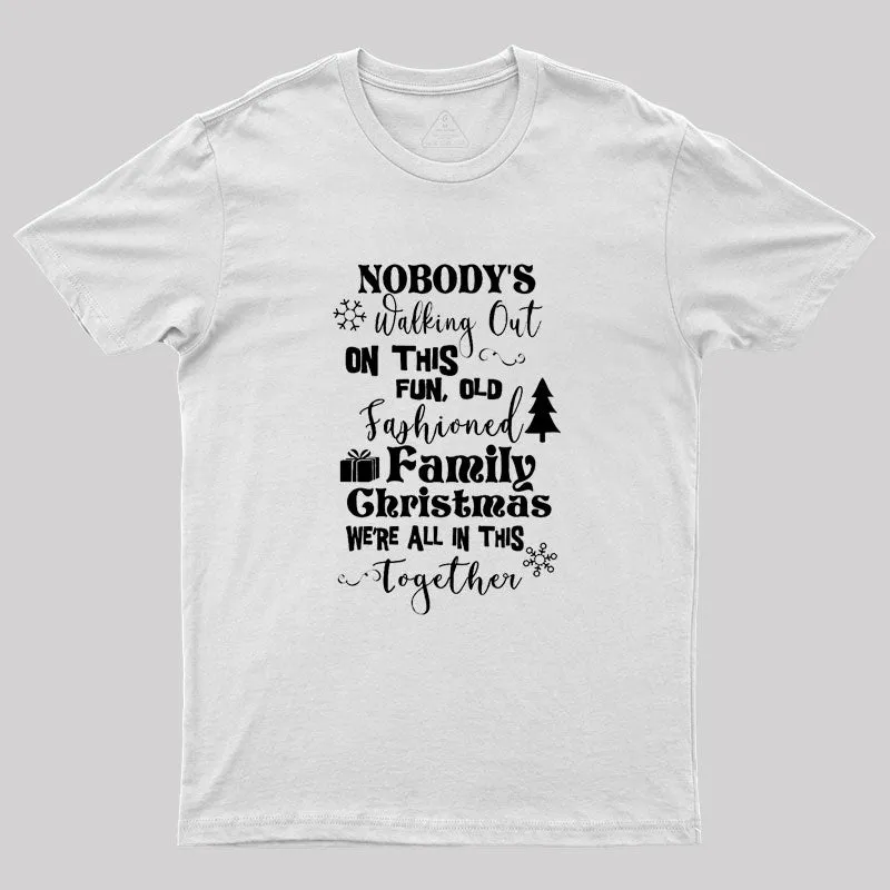 Old Fashioned Family Christmas Geek T-Shirt - Image 11