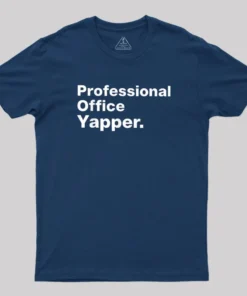 Alternative view of Professional Office Yapper Geek T-Shirt