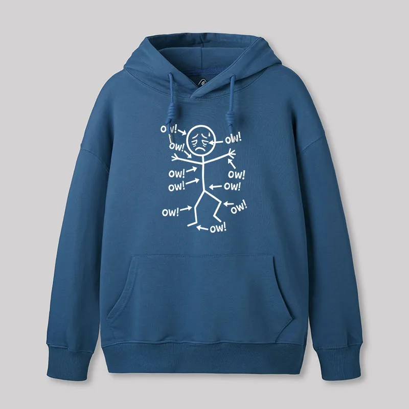 Ow Ow Ow Geek Hoodie - Image 2