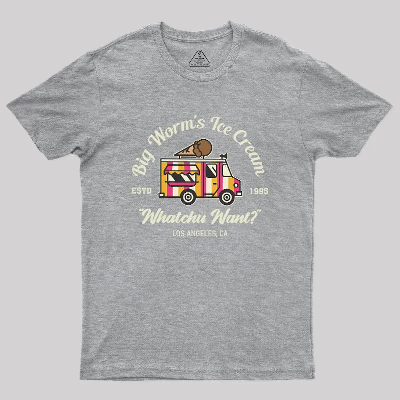 Big Worm’s Ice Cream Geek T-Shirt - Image 4