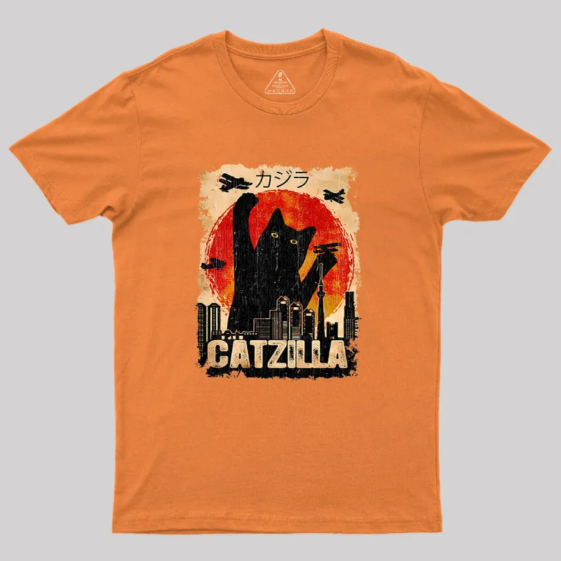 Black Cat Geek T-Shirt - Image 7