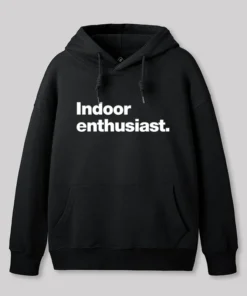 Alternative view of Indoor Enthusiast Premium Geek Hoodie
