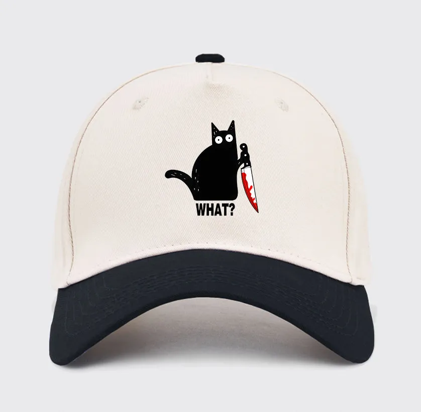 Spooky Lockdown Cat Baseball Cap