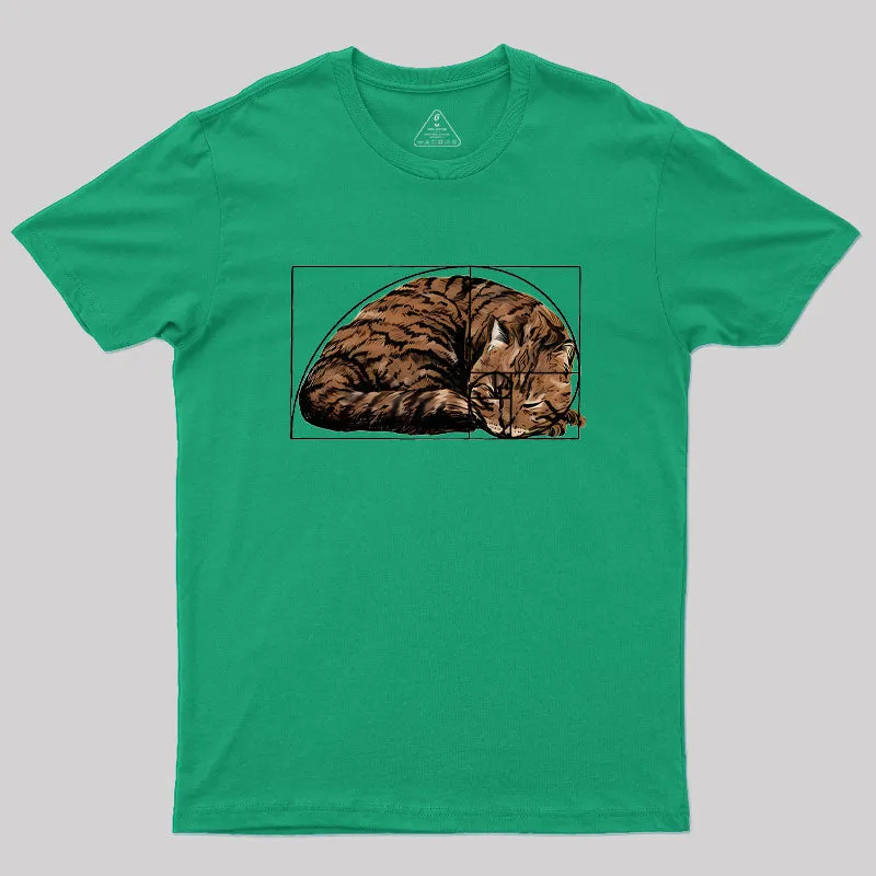 Fibonacci sequence Cat Geek T-Shirt - Image 8