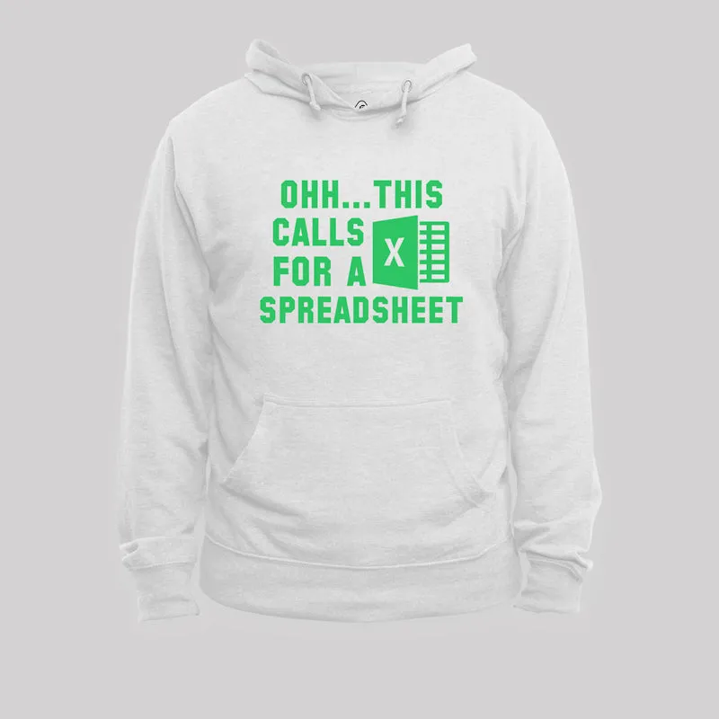 Ohh...This Calls for a Spreadsheet Geek Hoodie - Image 5