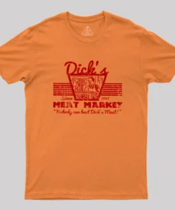Alternative view of Dicks Meat Market Geek T-Shirt