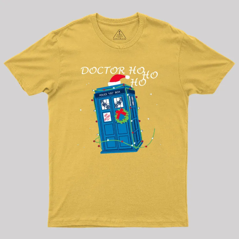 Doctor Ho Ho Ho Geek T-Shirt - Image 8