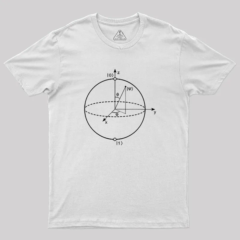 Bloch Sphere Geek T-Shirt - Image 11