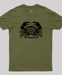 Alternative view of Daemon's Smoked Crab Geek T-Shirt