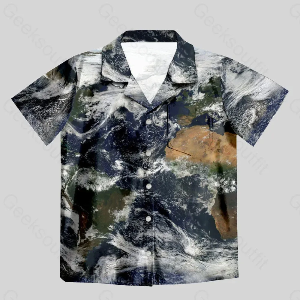 Earth Surface Button Up Pocket Shirt - Image 2