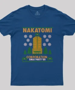Alternative view of Nakatomi Plaza Xmas Party 88 Geek T-Shirt