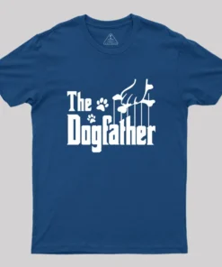 Alternative view of The Dogfather Geek T-Shirt