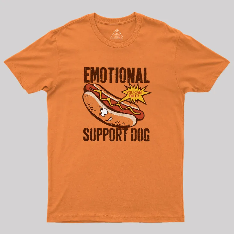Emotinal Support Dog Geek T-Shirt - Image 5