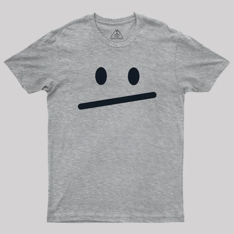 Meh Face Geek T-Shirt - Image 4