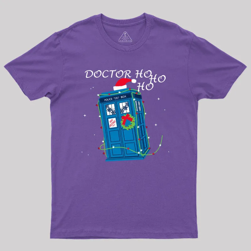 Doctor Ho Ho Ho Geek T-Shirt - Image 6