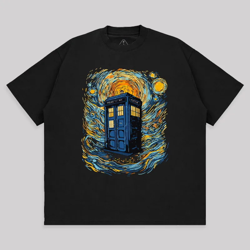Starry Blue Box Unisex Oversized T-shirt