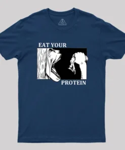 Alternative view of Eat Your Protein Geek T-Shirt