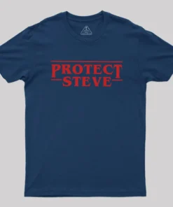 Alternative view of Protect Steve Geek T-Shirt