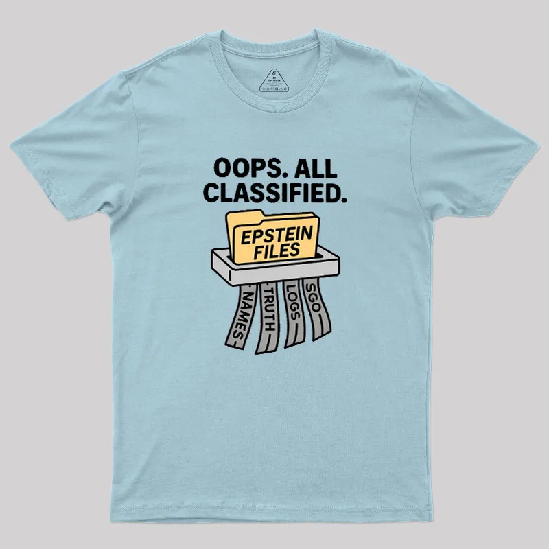 Bold Epstein Files Geek T-Shirt - Image 9