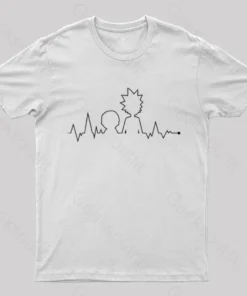 Alternative view of Electrocardiogram Rick T-Shirt