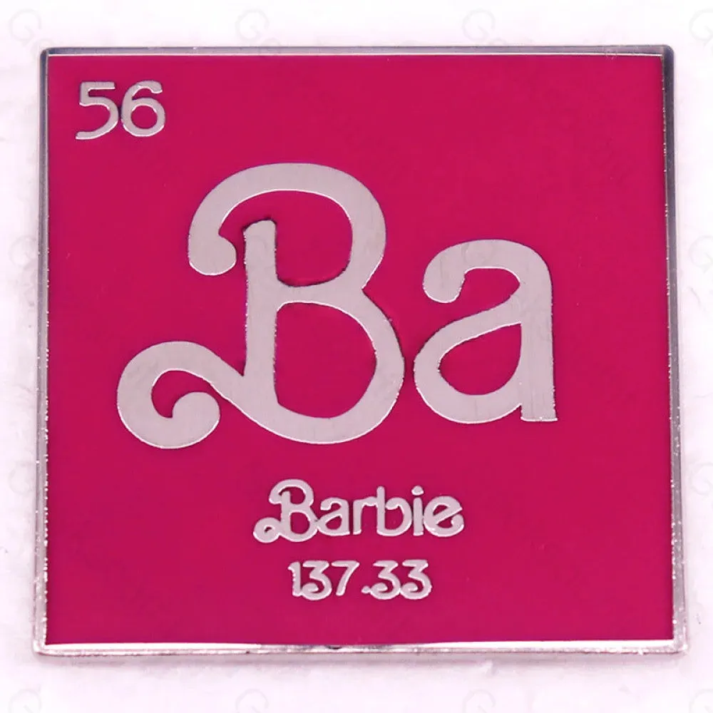 Element Ba of The Periodic Table Pins