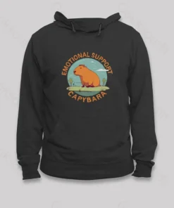 Alternative view of Emotional Support Capybara Hoodie