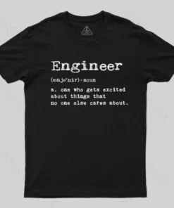 Alternative view of Engineer Definition Nerd T-Shirt
