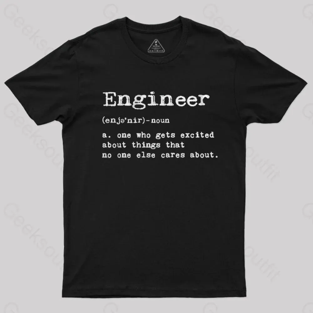 Engineer Definition Nerd T-Shirt - Image 2
