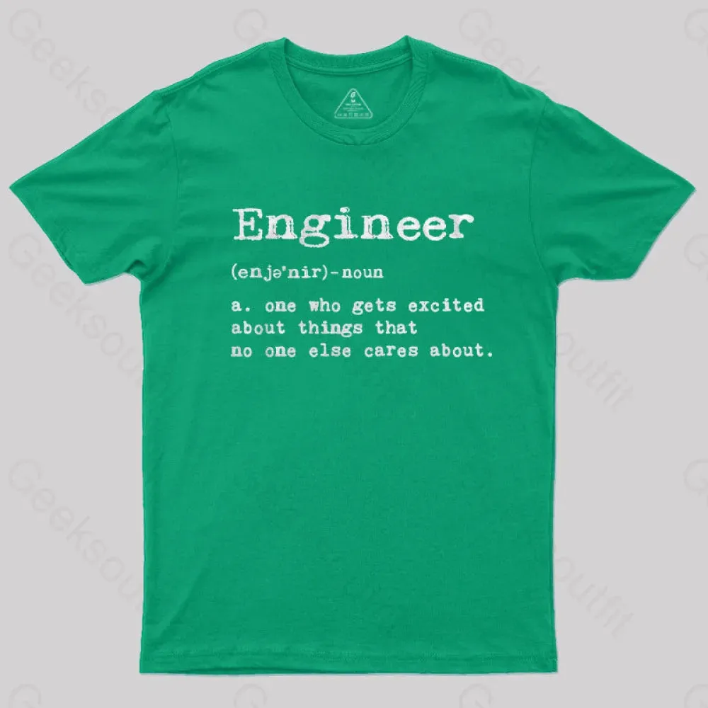 Engineer Definition Nerd T-Shirt - Image 4