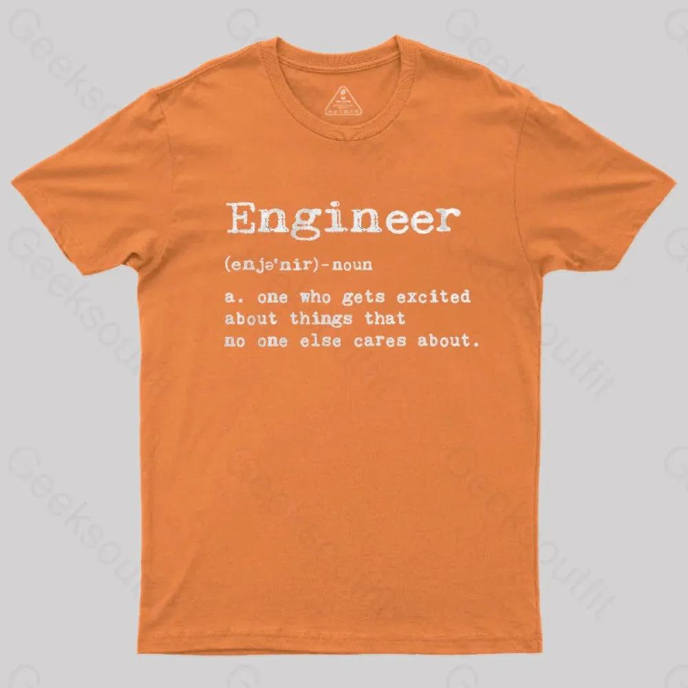 Engineer Definition Nerd T-Shirt - Image 7