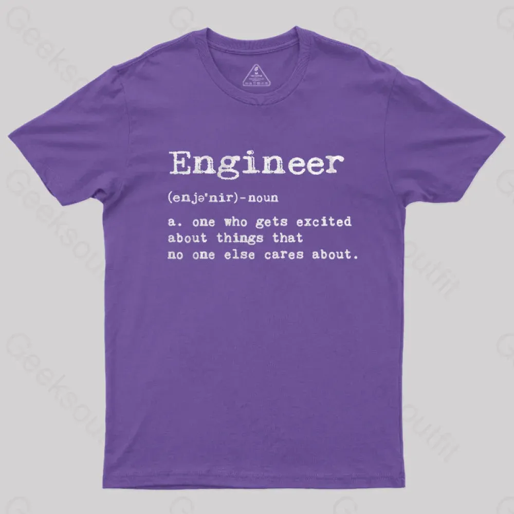 Engineer Definition Nerd T-Shirt - Image 5