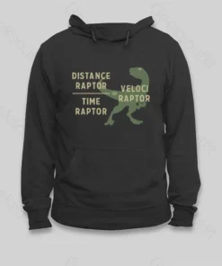 Equations Of Motion Science Velociraptor Hoodie