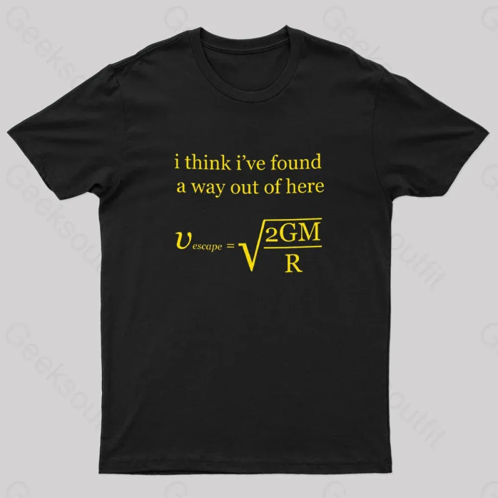 Escape Velocity Physics Geek T-Shirt - Image 2