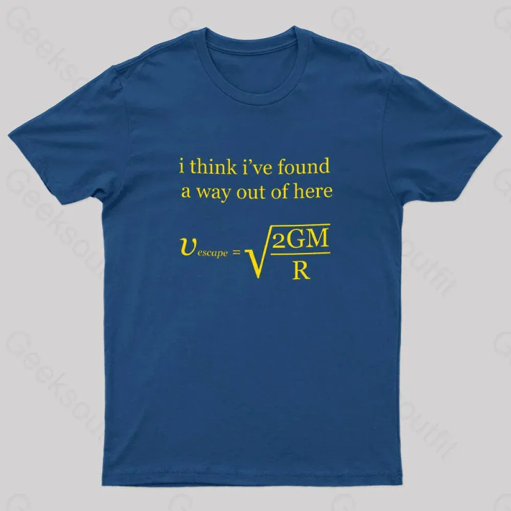 Escape Velocity Physics Geek T-Shirt - Image 3