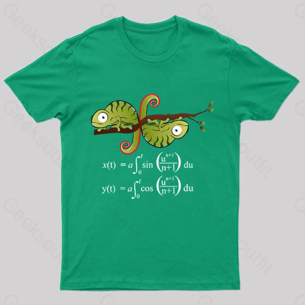 Euler Spiral Nerd T-Shirt - Image 5