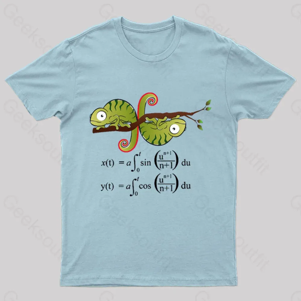 Euler Spiral Nerd T-Shirt - Image 6