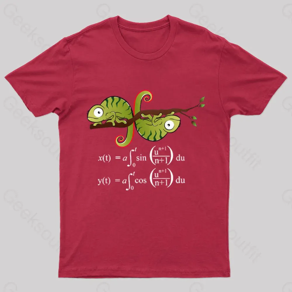 Euler Spiral Nerd T-Shirt - Image 4