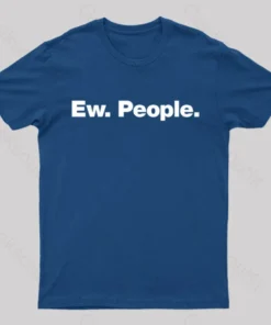 Alternative view of Ew People Geek T-Shirt